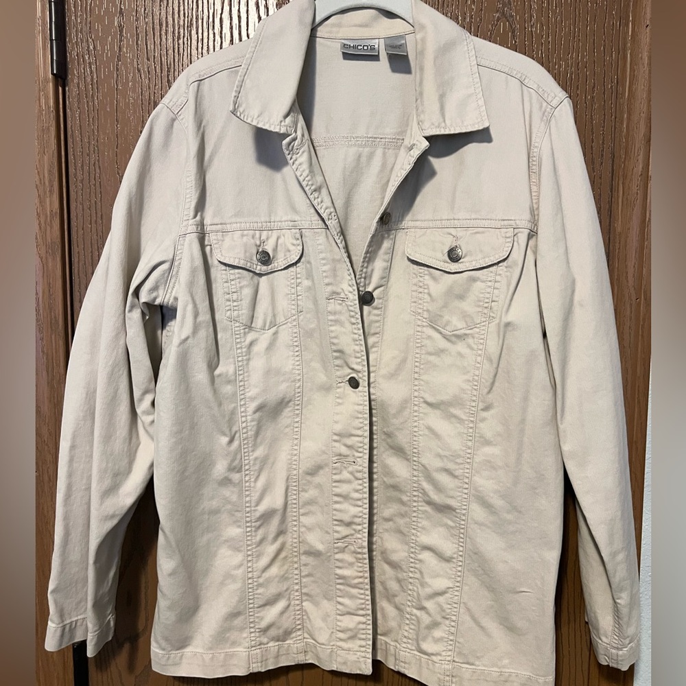 Chico’s denim jacket